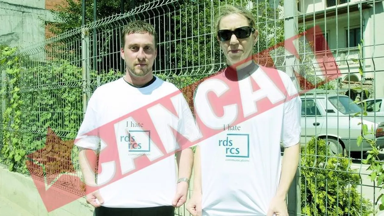 Tricouri cu mesajul Urasc firma RDS-RCS!