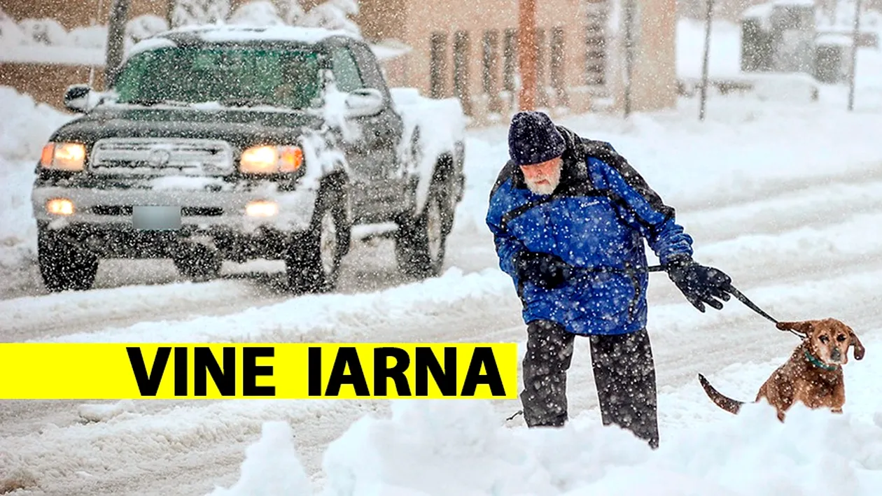 ANM, anunț devastator: Peste 3 zile vine iarna în România