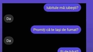 BANC | "Iubitule, mă iubești?"