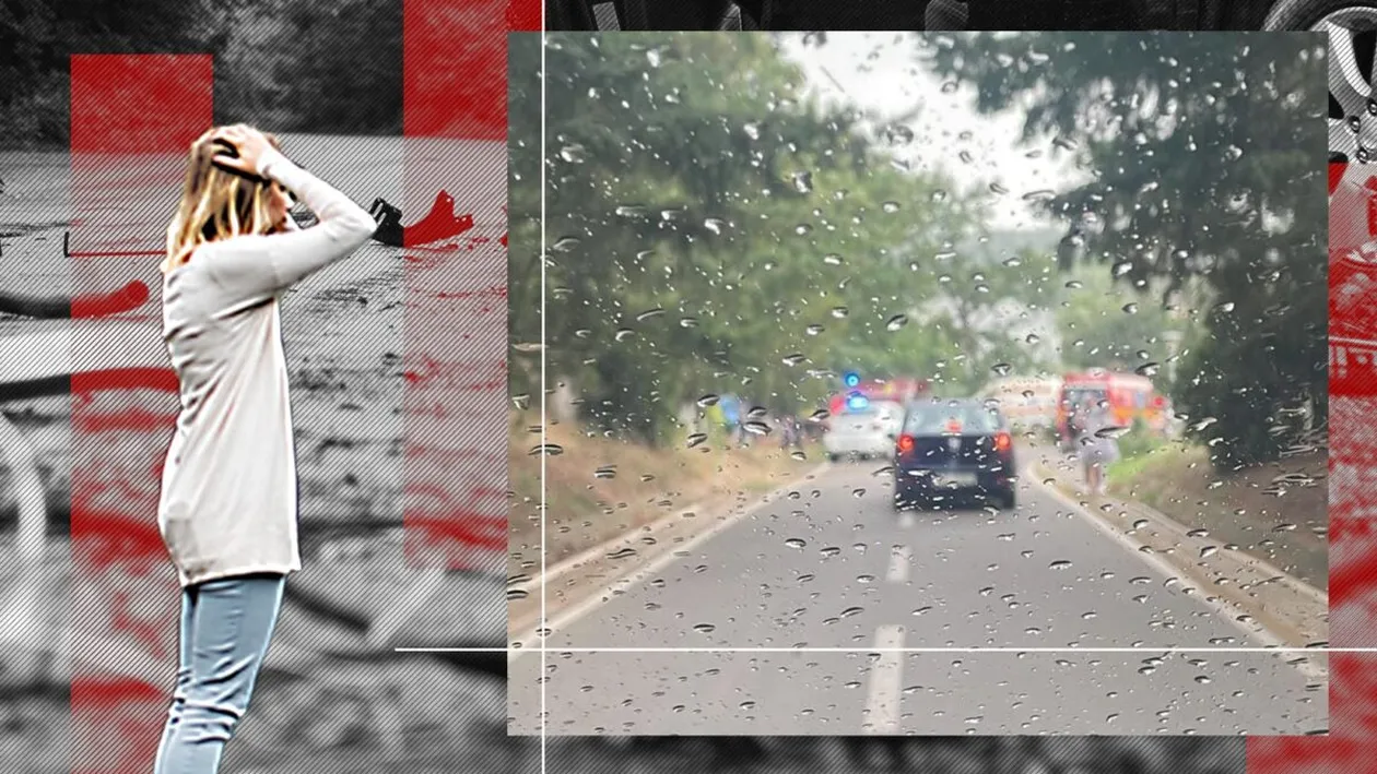 O persoană a intrat cu mașina în mulțimea de oameni, în Cernica!