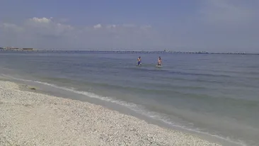 Nu e atat de cald incat sa faci o baie-n mare, insa cand vezi cum incearca ea apa... Cu siguranta vei avea nevoie sa te racoresti