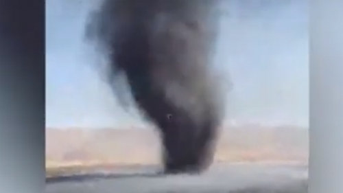 Tornadă uriașă la Vaslui! S-a întâmplat exact când pompierii... VIDEO