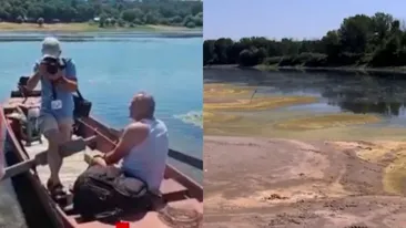 Ce afacere a pornit un bărbat după ce Dunărea a secat alarmant. Tariful lui este de 20 de euro