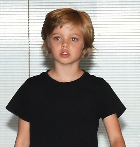 Foto! Ea este mini BRAD PITT! Vezi asemănarea izbitoare dintre actor şi fiica sa, SHILOH