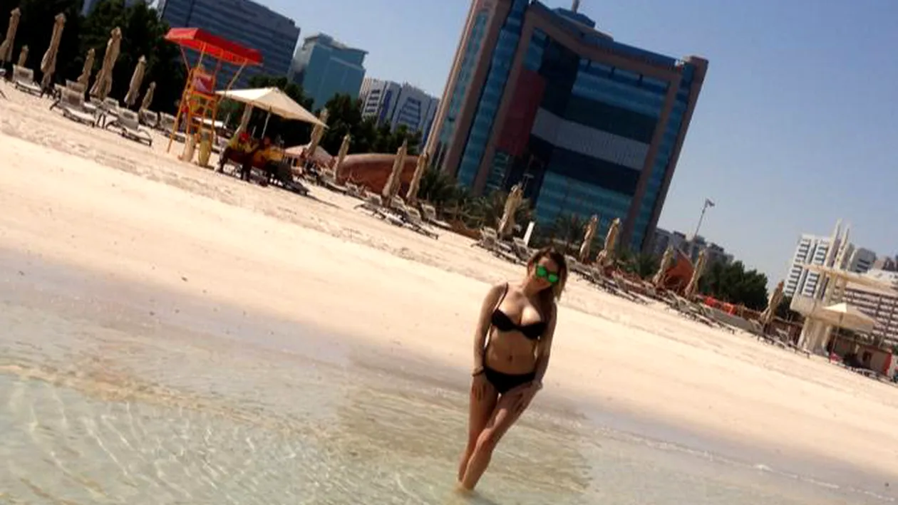 Ce s-a intamplat cu Larisa Dragulescu, dupa ce a pozat in costum de baie pe o plaja din Dubai! Nevoita sa poarte ASTA!