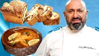 Cât costă să comanzi acasă un cozonac și o pască din restaurantul lui chef Cătălin Scărlătescu