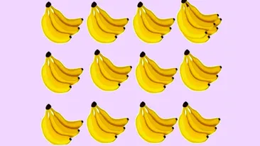 Test IQ exclusiv pentru genii | Câte banane sunt în această poză, de fapt?