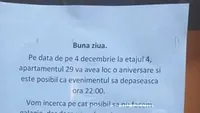 Imaginea zilei | Reacția pe care a avut-o un locatar al unui bloc, după ce un vecin a anunțat că organizează o petrecere