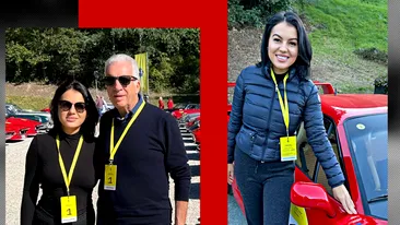 Piero și Romina participă cu un Ferrari de 4 milioane de dolari! Steagul României, la Dolomiti! 100 dintre cei mai bogați afaceriști ai lumii se bat în mașini de colecție