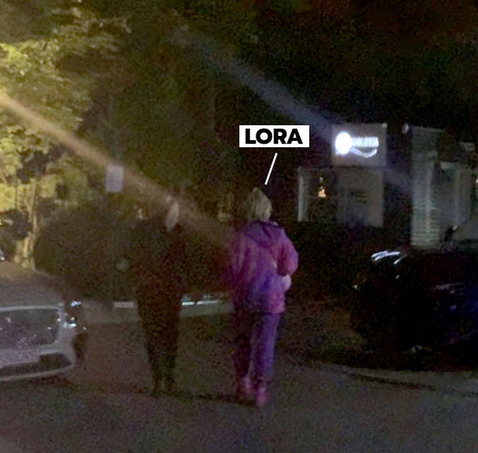 Lora și-a adaptat ținuta la frigul de toamnă / Sursă foto: CANCAN.RO