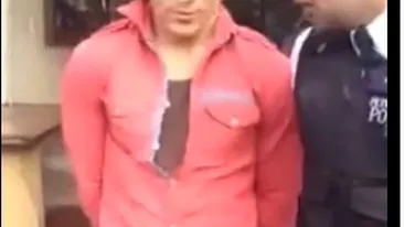 Nu e banc! Ce face un cocalar prins in Londra la furat? Danseaza cu catusele pe maini!