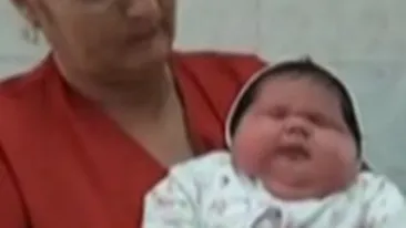 VIDEO Record la o maternitate din Baia Mare! O femeie a nascut un bebelus de 6,5 kilograme!