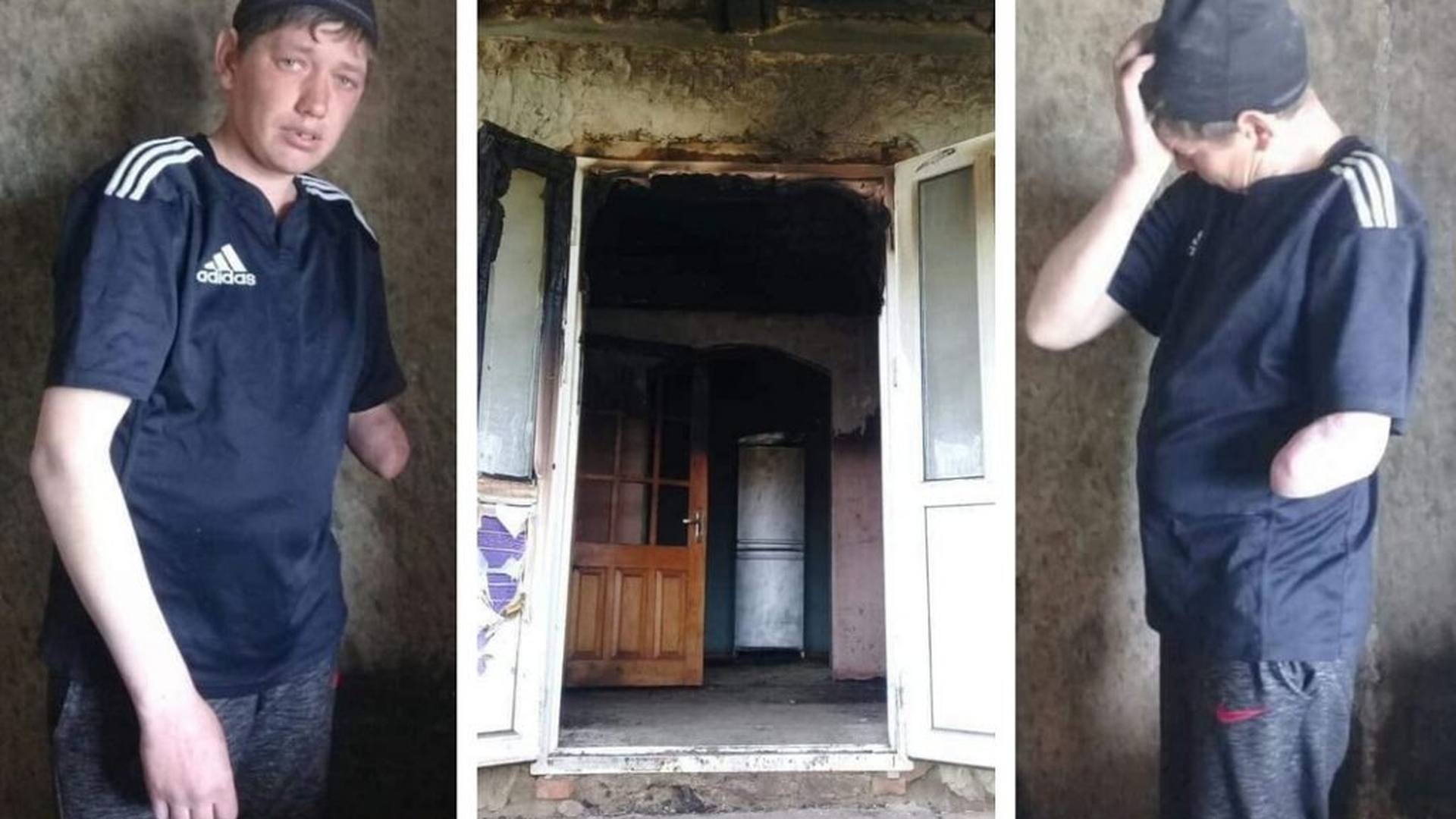 Strigăt de ajutor pentru Andrei, un tânăr mutilat care își crește de mic frații după ce părinții i-au părăsit. Casa le-a luat foc