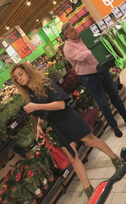 Dănuț Lupu a ”tăbărât” pe soție într-un hypermarket!