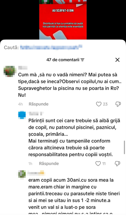 Filmul tragediei de la piscină. Acuzații după moartea fetiței de 7 ani
