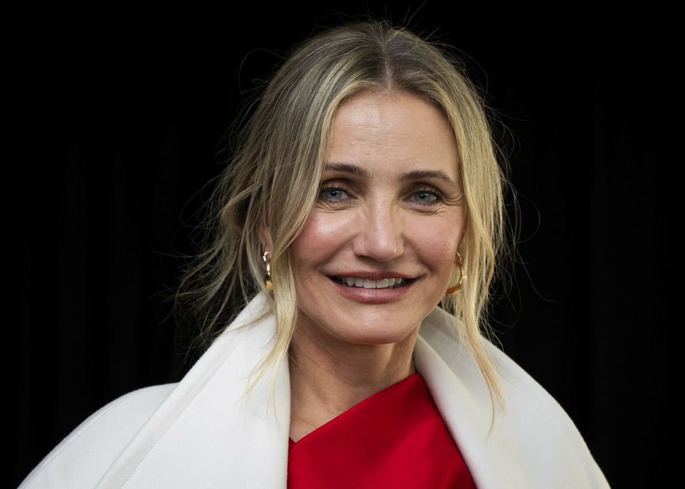 Cameron Diaz la prezentarea colectiei Stella McCartney la Paris. Foto: Profimedia