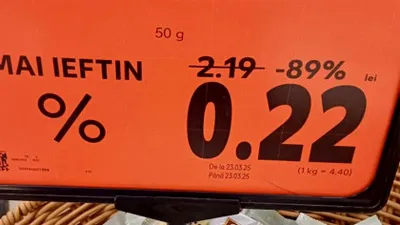 Alimentul redus cu 89% în supermarketurile Kaufland în România. Costă doar 22 de bani!