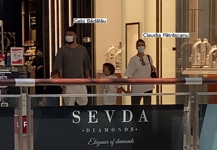 Claudia Pătrășcanu și Gabi Bădălău, în mall la Constanța, la shopping cu Nicolas și Gabriel