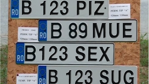 NUMERELE care au facut "istorie" in Romania, interzise prin lege! Ce combinatii de litere nu ai voie sa iti pui la masina!