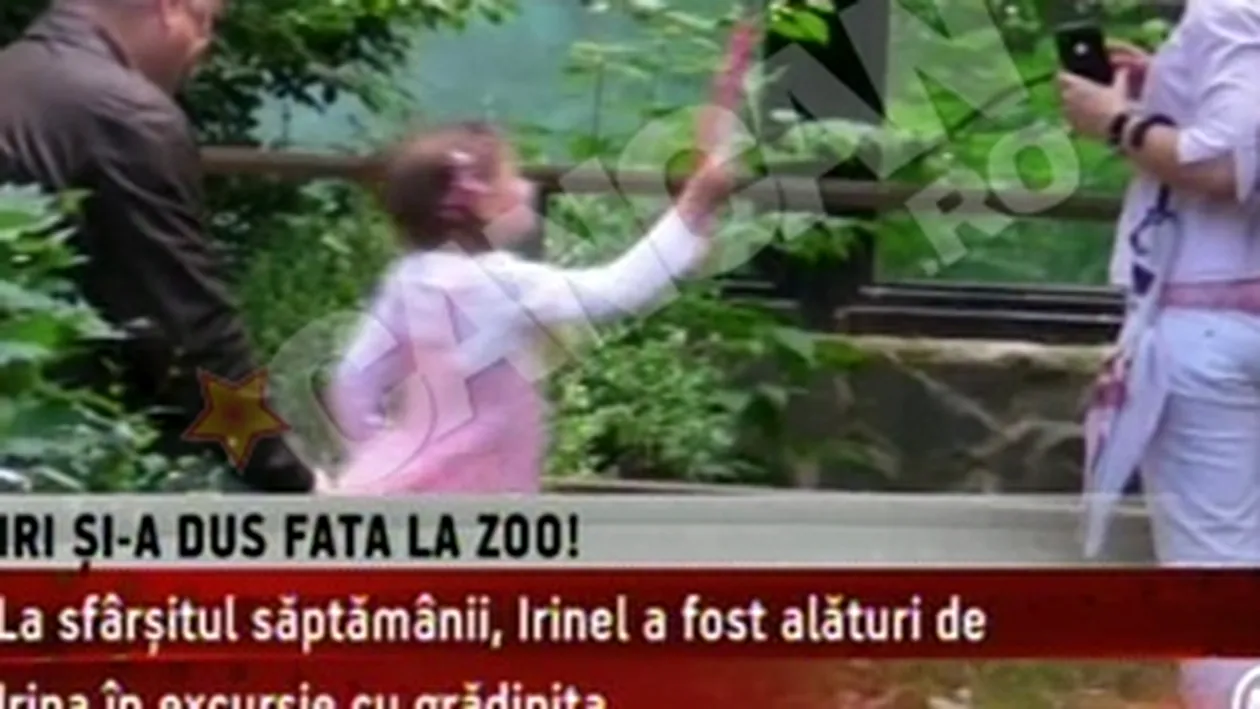 VIDEO Irinel Columbeanu a dus-o pe Irina la gradina zoologica! Amandoi suntem foarte fericiti