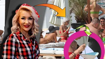 Raluca de la Bambi, prânz copios direct pe șezlong