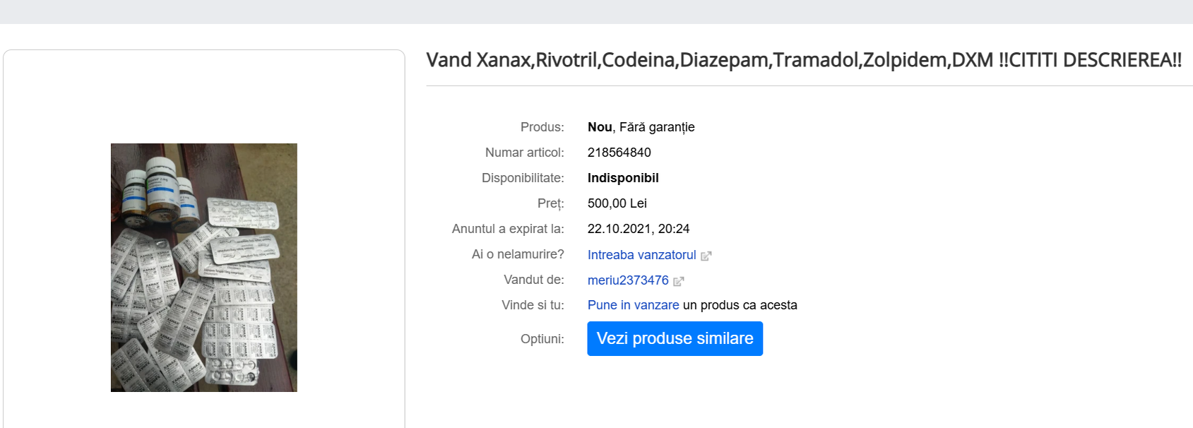 Cu toate că anunțul pare că nu mai este valabil, dealerul și-a lăsat contactul