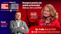 Laura Badea-Cârlescu, campioană olimpică, mondială şi europeană la proba de floretă, invitata emisiunii ,,Drumul spre Paris’’ de joi, 4  iulie, de la ora 19:00