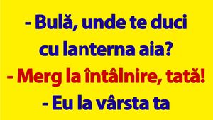 BANC | "Bulă, unde te duci cu lanterna aia?"