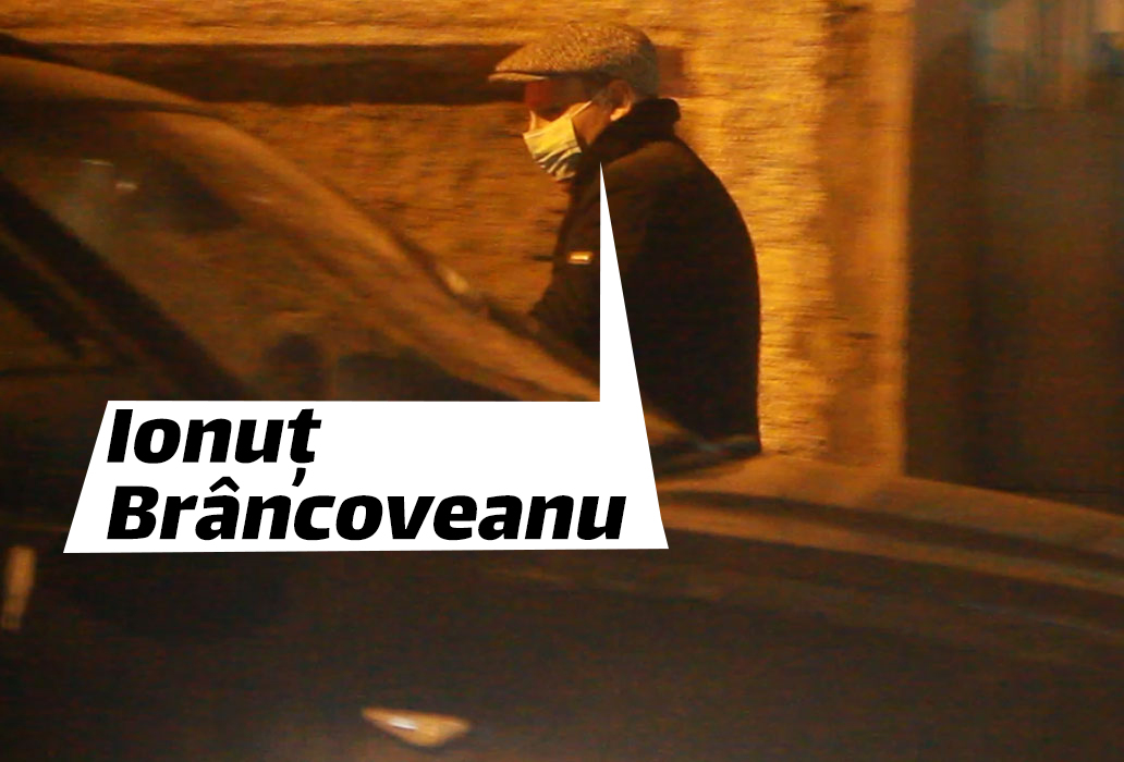 Ionuț Brâncoveanu, cu șapcă și mască