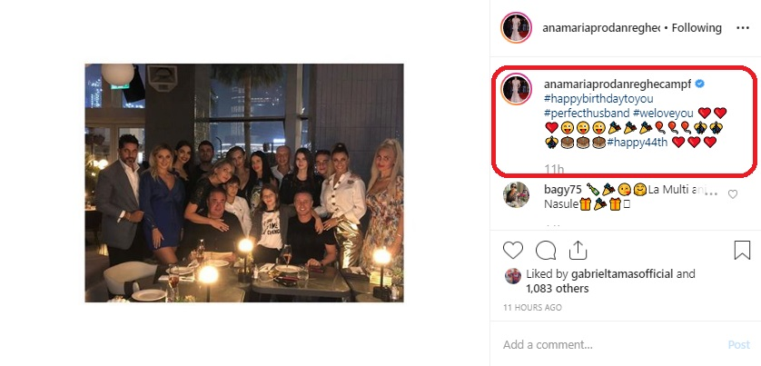 Anamaria Prodan, declarație de iubire în public pentru Laurențiu Reghecampf de ziua lui! Imagini spectaculoase de la petrecerea de 5 stele din Dubai