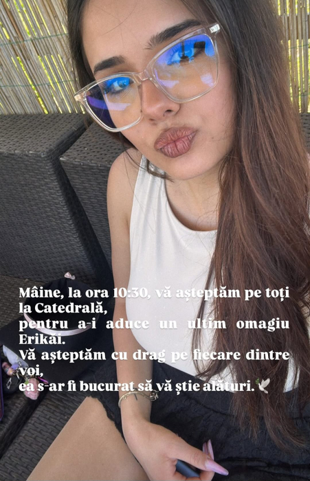 Primele imagini de la priveghiul Erikăi, tânăra de 18 ani care a murit în accidentul din Giurgiu! Iubitul acesteia, mesaj sfâșietor: „Cât de mult te iubesc”