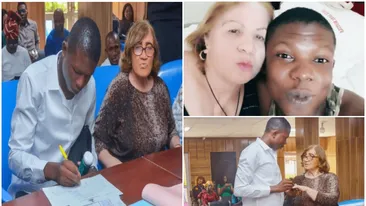 O bunicuță din România s-a măritat cu un tânăr din Africa, care putea să-i fie nepot. Cum le-a dat peste nas tuturor: „Doamne ferește! Ai pensia mare?”