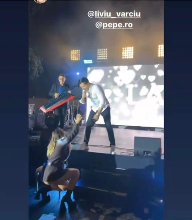 Moment penibil la nunta lui Pepe! Artista celebră de la noi s-a lăsat pe vine şi s-a văzut tot. Vârciu, uimit când a văzut-o