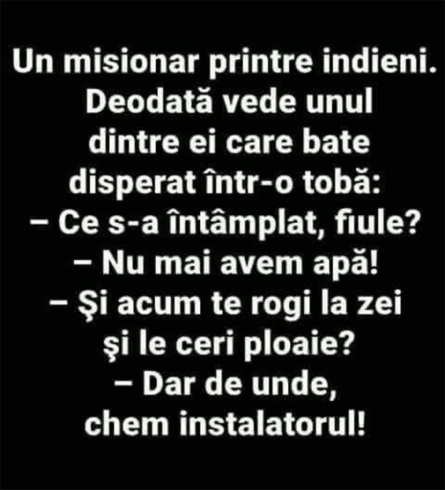 misionarii si indienii bancul