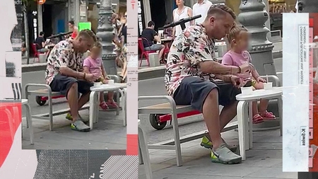 Cum l-am surprins pe Codin Maticiuc, alături de micuța Smaranda, în oraș