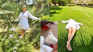 Oana Roman, mărturii înfiorătoare despre accidentul din Egipt: “Am călcat într-o piatră foarte ascuțită, mi-am făcut o mare gaură în călcâi”. Medicul i-a cusut rana | FOTO