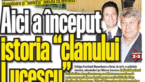 A aparut noul CANCAN de WEEKEND! Citeste despre inceputurile istoriei "clanului Lucescu"