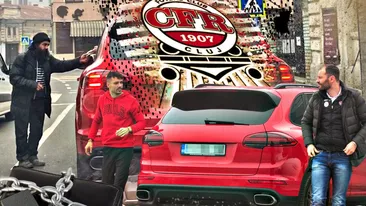 Fotbaliștii CFR-ului au umilit un cerșetor la un semafor din Cluj. Au coborât geamul unui Porsche de 100.000 € și…