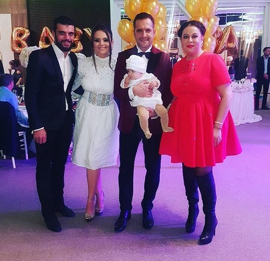 Oana Roman a făcut senzaţie la petrecerea de botez a fiicei lui Mădălin Ionescu