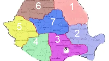 Oficialii vor o noua organizare a tarii! Am putea avea doar opt judete, in loc de 41! Vezi aici care ar fi capitalele