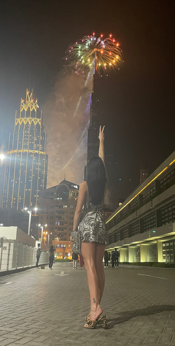 Lavinia, în luna de miere la Dubai (Foto: arhiva personală)
