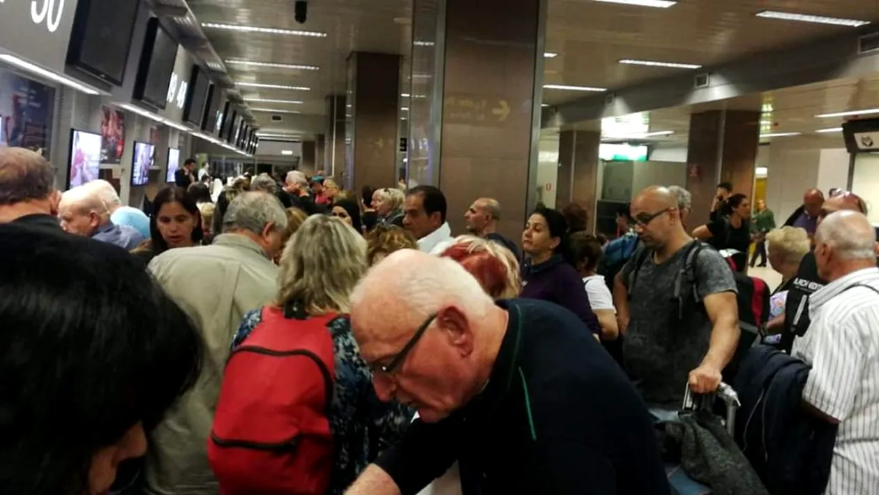 ”Dezastru pe Aeroportul Otopeni!” Nimeni nu pleacă, nu se fac…