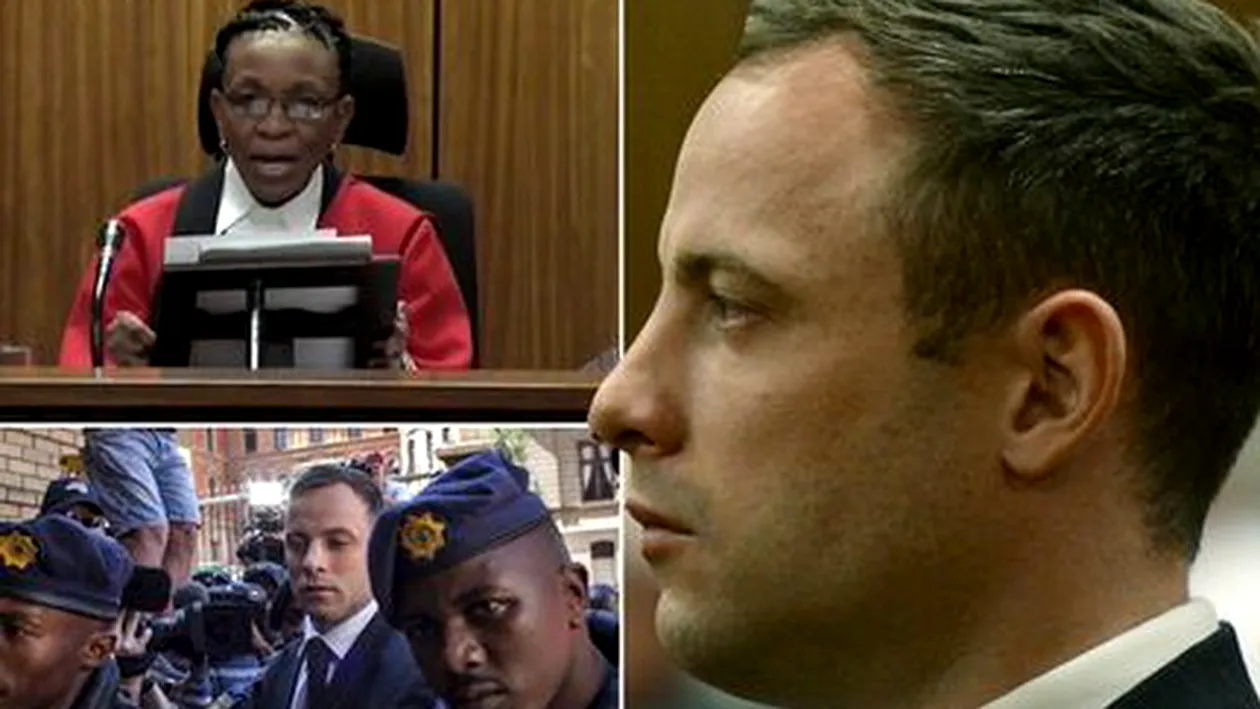 ULTIMA ORA! Oscar Pistorius a fost condamnat la 5 ani de inchisoare CU EXECUTARE! Cum a reactionat cand si-a aflat sentinta