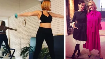 Andreea Esca, filmată în timp ce a făcut un gest interzis după ce a plecat de la antrenament