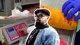 Piedone a aflat din ce se face parizerul „de porc”, de fapt: „De ce puneți gheață?” Șeful ANPC a crezut că nu vede bine