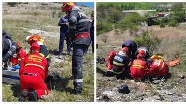 Pasiune periculoasă. Un bărbat s-a prăbușit cu parapanta, în Prahova