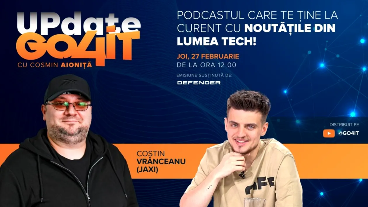 Jaxi dezvăluie secretele streaming-ului și gaming-ului profesionist în „Update Go4it”