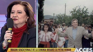 VIDEO Mioara Roman povesteste cum a fost ceruta de sotie de Petre Roman acum aproape 40 de ani. Afla cum i-a cerut mana si ce reactie a avut!