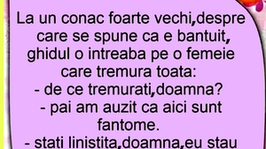 BANCUL ZILEI | "De ce tremurați, doamnă?"