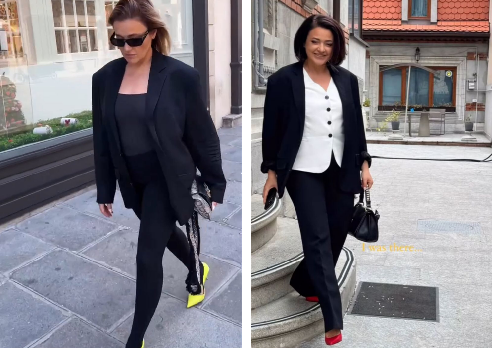 Cristina Bâtlan în trecut vs. prezent. Sursă foto: Instagram @cristinabatlan